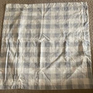 Pottery Barn Euro Sham Grey Cream Linen Euro Pillow Cover Farmhouse